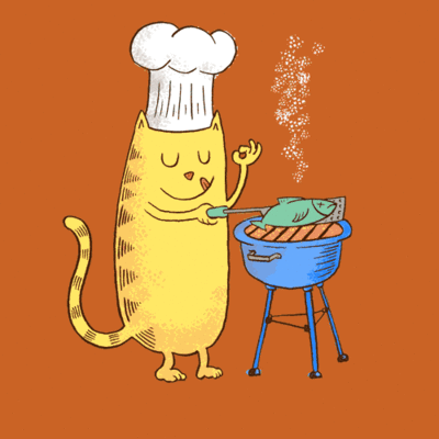 Download Summer Food Funny Cat PFP