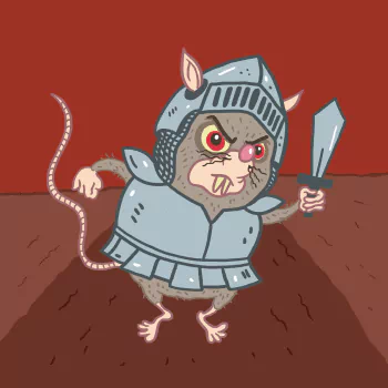 knight warrior mouse funny Animal PFP