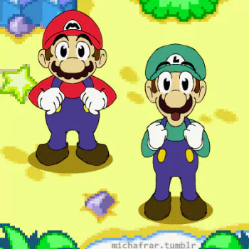 Luigi Mario video game Mario & Luigi: Superstar Saga PFP