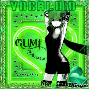 GUMI (Vocaloid) glitter Anime Vocaloid PFP