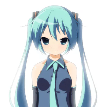Anime-style image of Hatsune Miku, a Vocaloid character, with long teal twin tails, used as a forum avatar/profile photo.