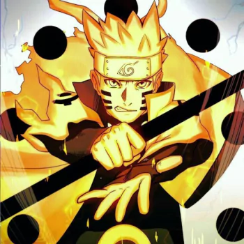 Forum avatar of Naruto Uzumaki from the anime Naruto, depicted in a dynamic pose with glowing energy and black orbs surrounding him.