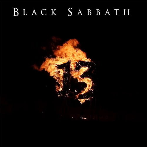 Heavy metal forum avatar: Black Sabbath text above a burning 13 emblem, music-themed profile photo.