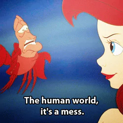 Sebastian (The Little Mermaid) Ariel (The Little Mermaid) mermaid Disney The Little Mermaid movie The Little Mermaid (1989) PFP
