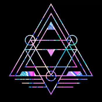 pattern CGI Abstract triangle PFP