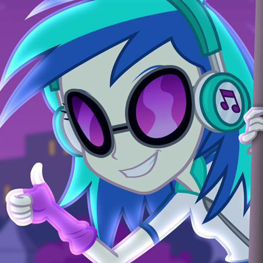 Download DJ Pon-3 Vinyl Scratch Movie My Little Pony: Equestria Girls - Rainbow Rocks PFP