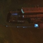 Avatar image depicting a spaceship traveling through the depths of space, with a starry background.