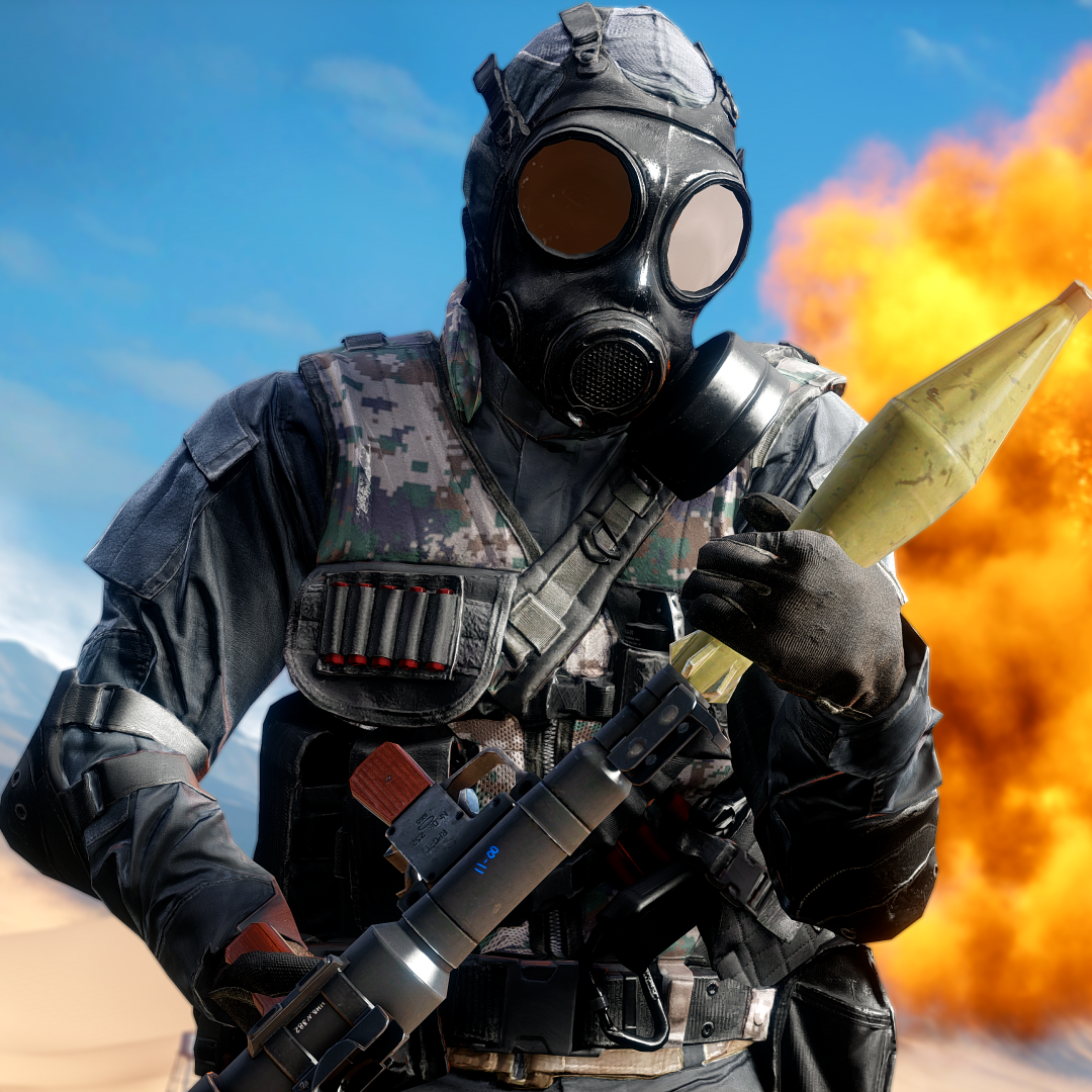 Download Rocket Launcher Explosion Soldier Battlefield 4 Gas Mask Video ...