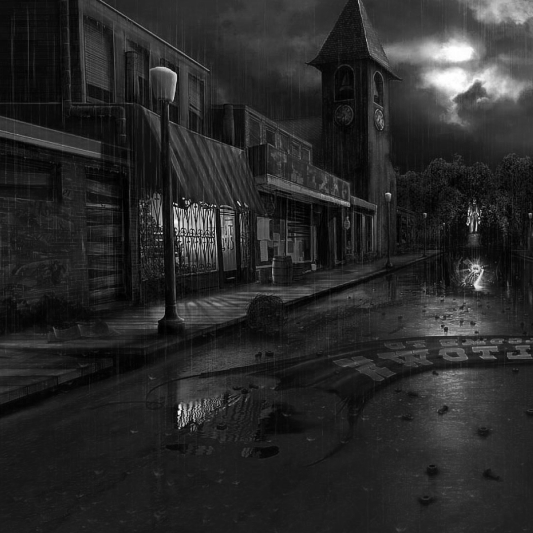 Abandoned City at Night
