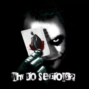 Joker Heath Ledger card movie The Dark Knight PFP