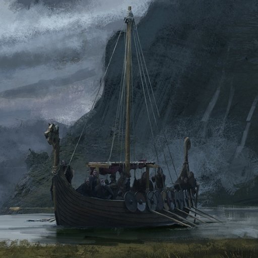 Download Fantasy Boat Warrior Cape Drakkar Viking Fantasy Warrior PFP