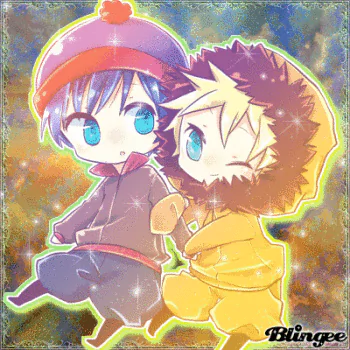 Kenny McCormick Stan Marsh cartoon comedy South Park TV Show PFP